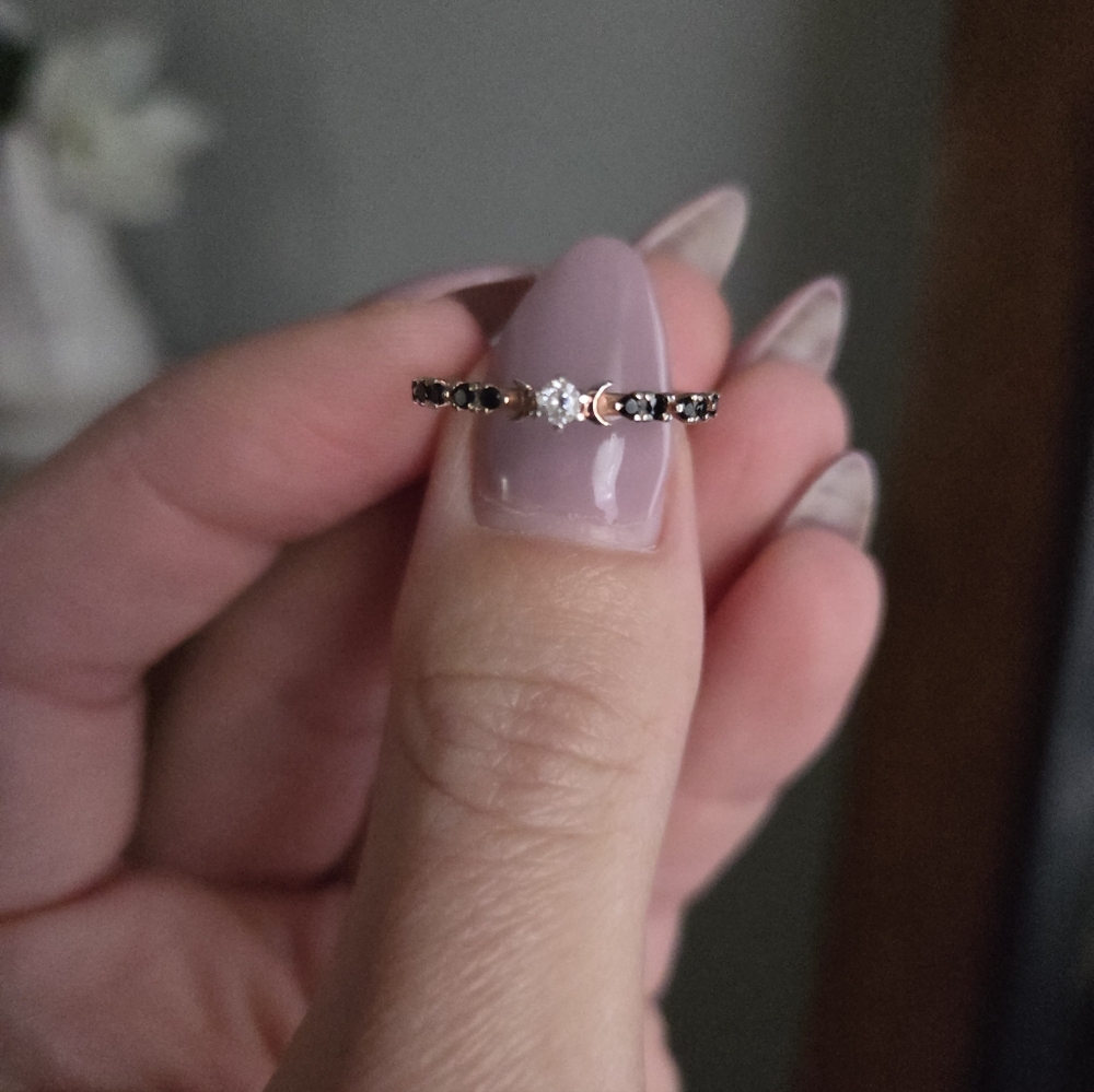 Blessed Be MAGICK Triple Goddess Ring